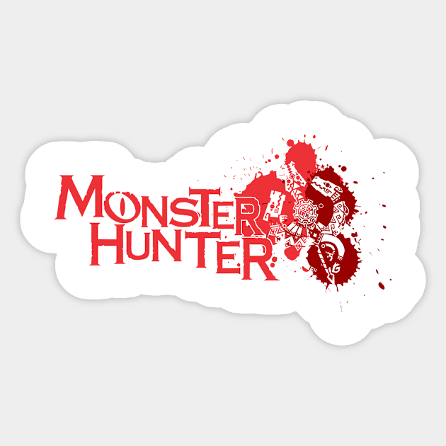 Monster Hunter TRI - RED Sticker by MinosArt